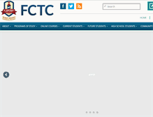 Tablet Screenshot of fctc.edu